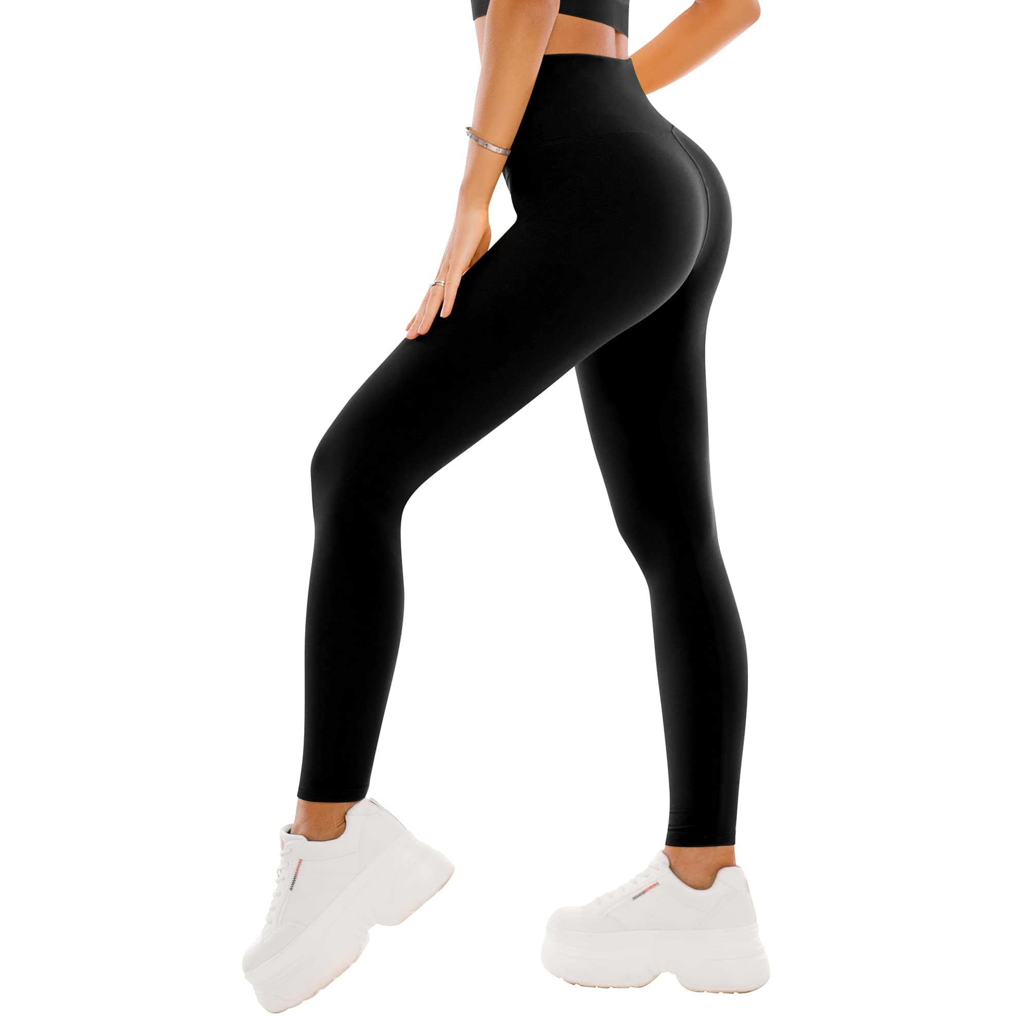 SINOPHANT High Waisted Leggings for Women - Full Length Capri Buttery Soft Yoga Pants for Workout Athletic — product image 1