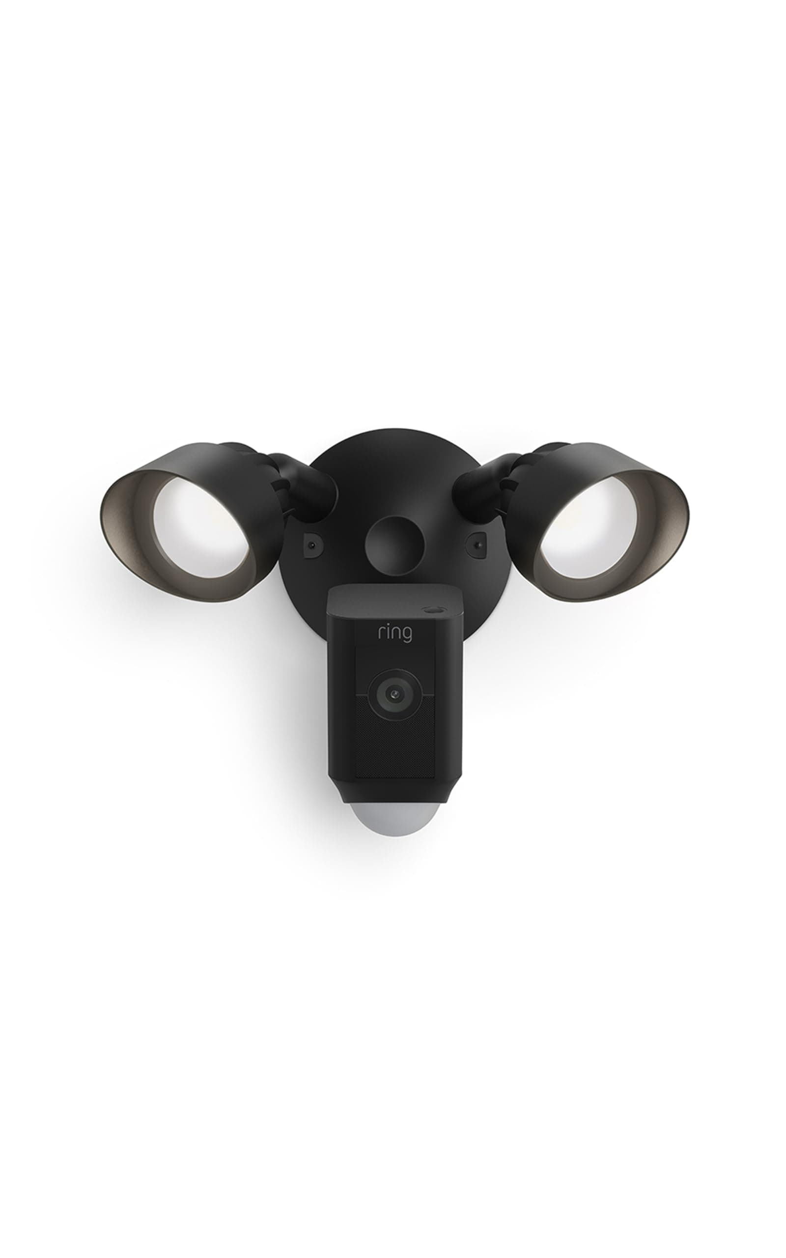 Ring Floodlight Cam Wired Plus, Outdoor home or business security with motion-activated 1080p HD video and floodlights, Black — product image 1