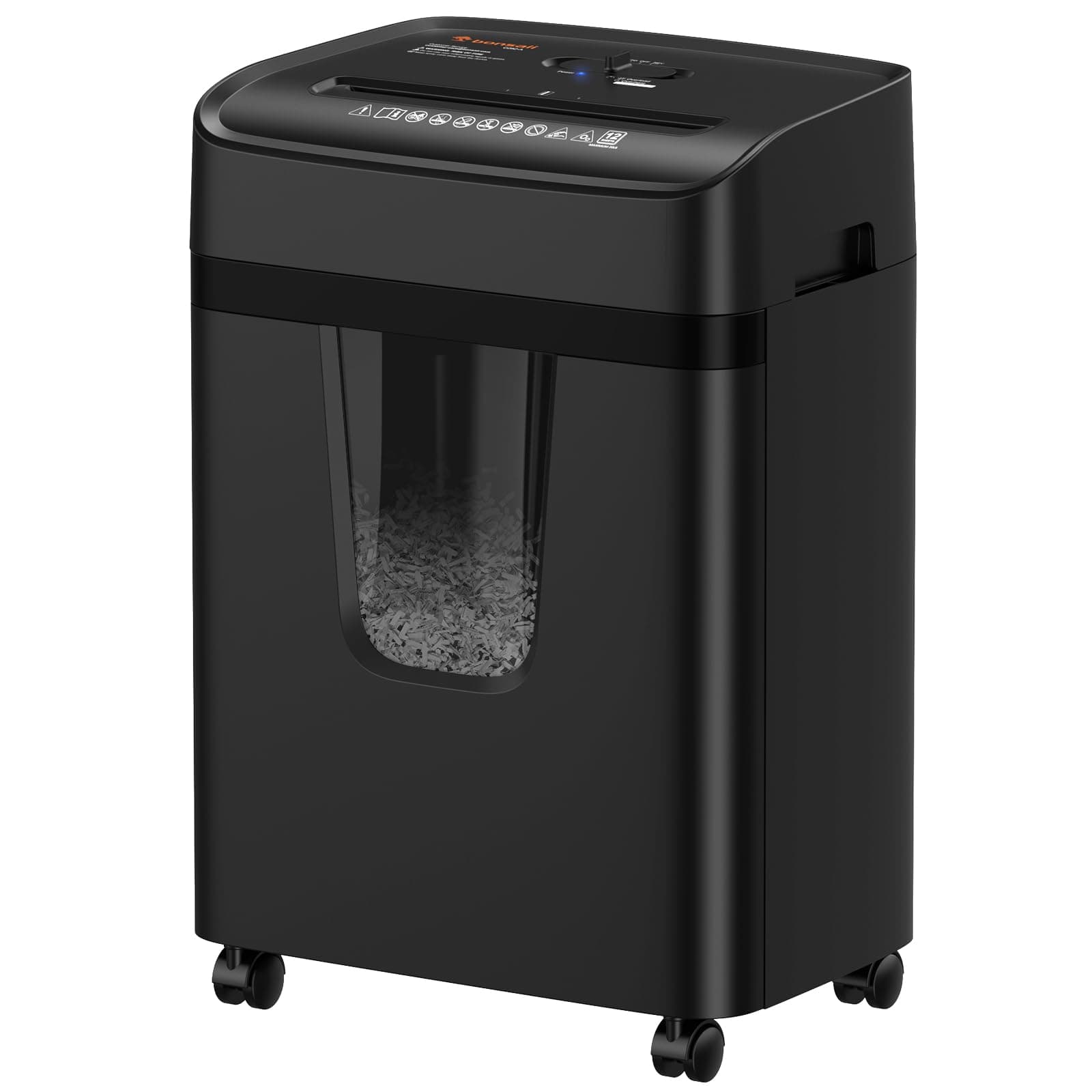 Bonsaii 12-Sheet Cross Cut Heavy Duty Paper Shredder for Home Office — product image 1