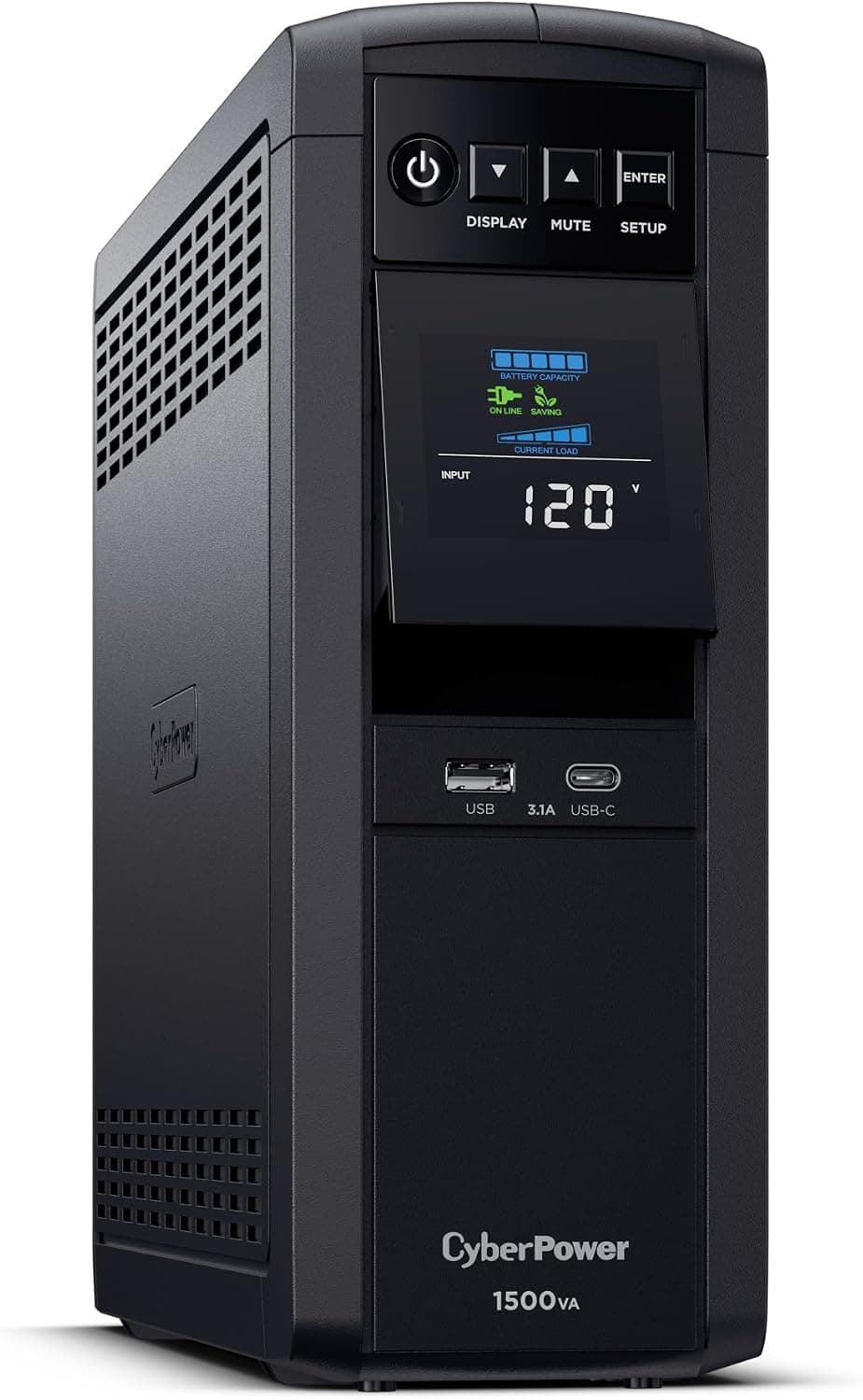 CyberPower CP1500PFCLCD PFC Sinewave UPS Battery Backup with Surge Protector — product image 1