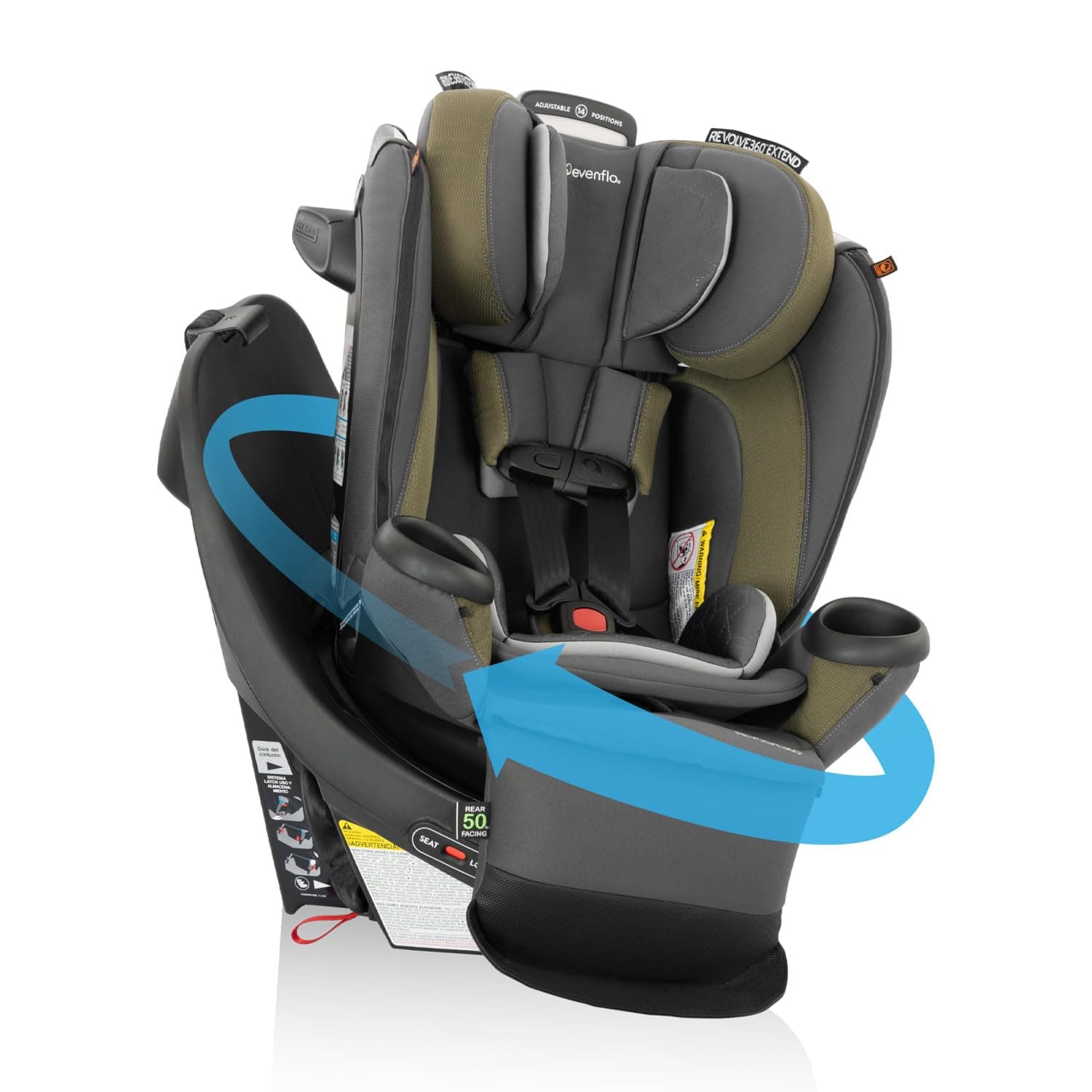 Evenflo Revolve360 Extend All-in-One Rotating Car Seat — product image 1