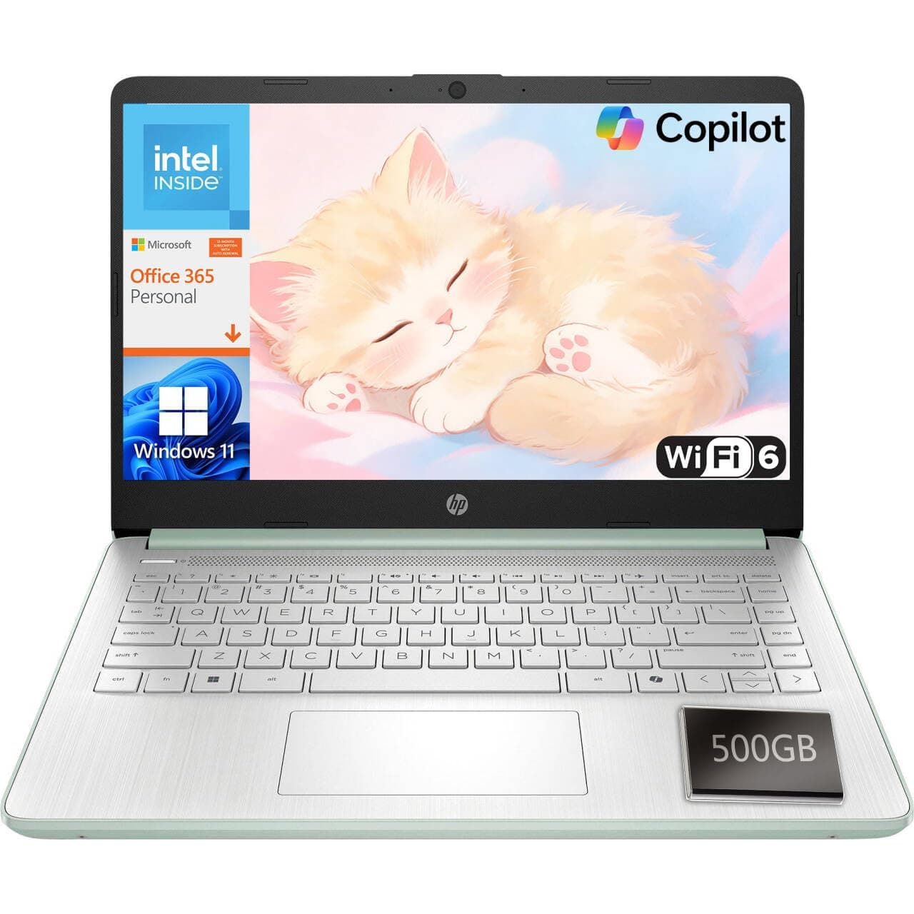 HP Essential Laptop 2026, Intel CPU, 128GB Storage, Office 365, Windows 11 — product image 1