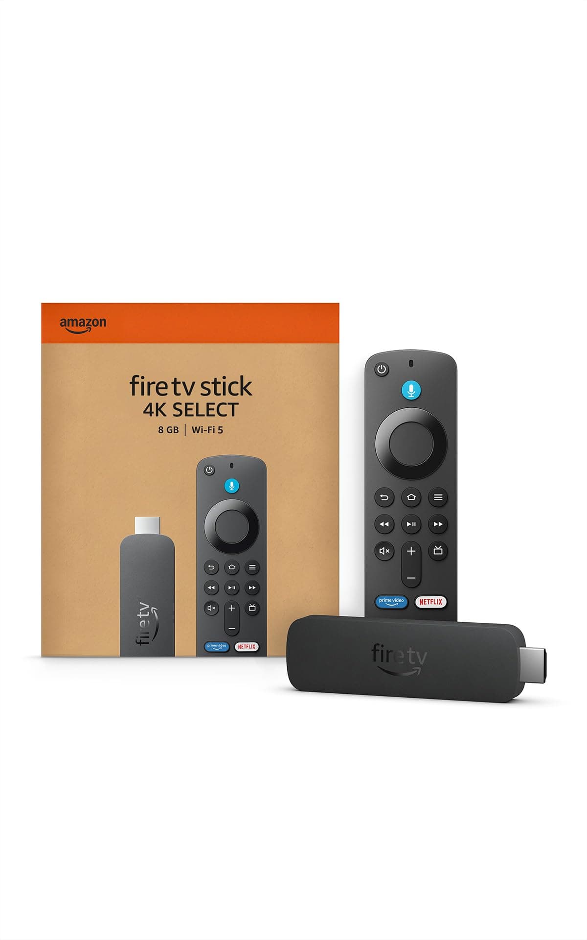 Amazon Fire TV Stick 4K Select (newest model), start streaming in 4K, AI-powered search, and free & live TV, find shows faster with Alexa+ — product image 1