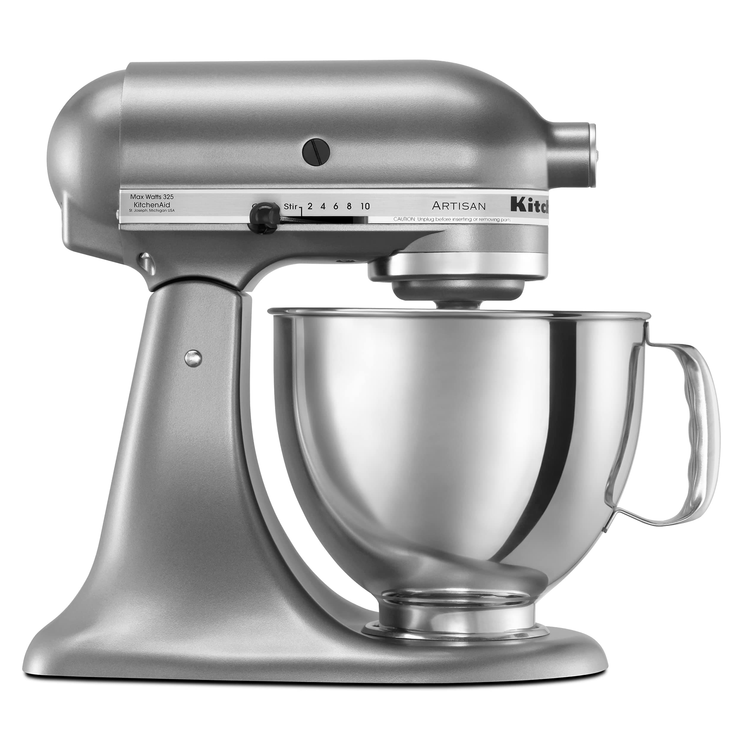 KitchenAid Artisan, 5-Qt Tilt Head Stand Mixer, KSM150PS, Contour Silver — product image 1