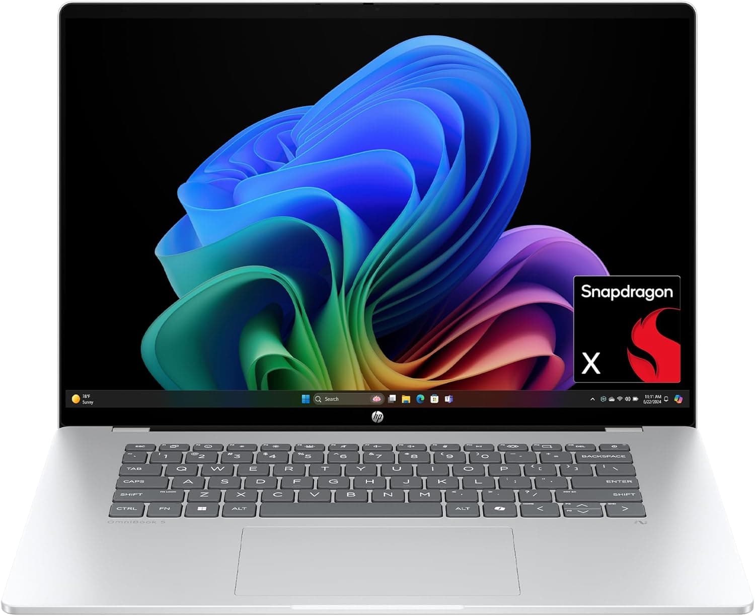 HP OmniBook 5 16-inch AI PC with 16GB RAM, 512GB SSD, 2K Display, Windows 11 Home (Like New) — product image 1
