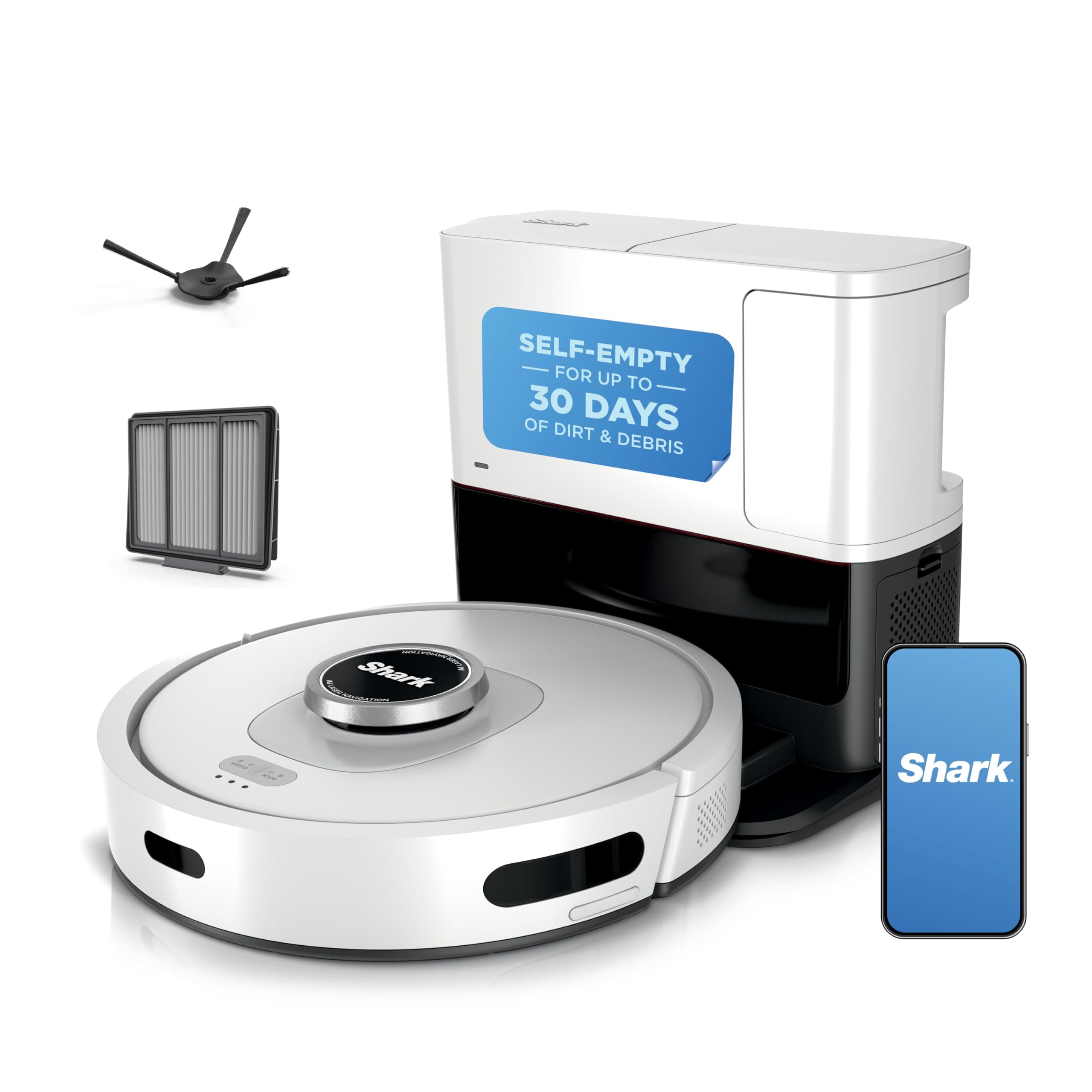 Shark AI Ultra Robot Vacuum, Black/Silver, AV2511AE — product image 1