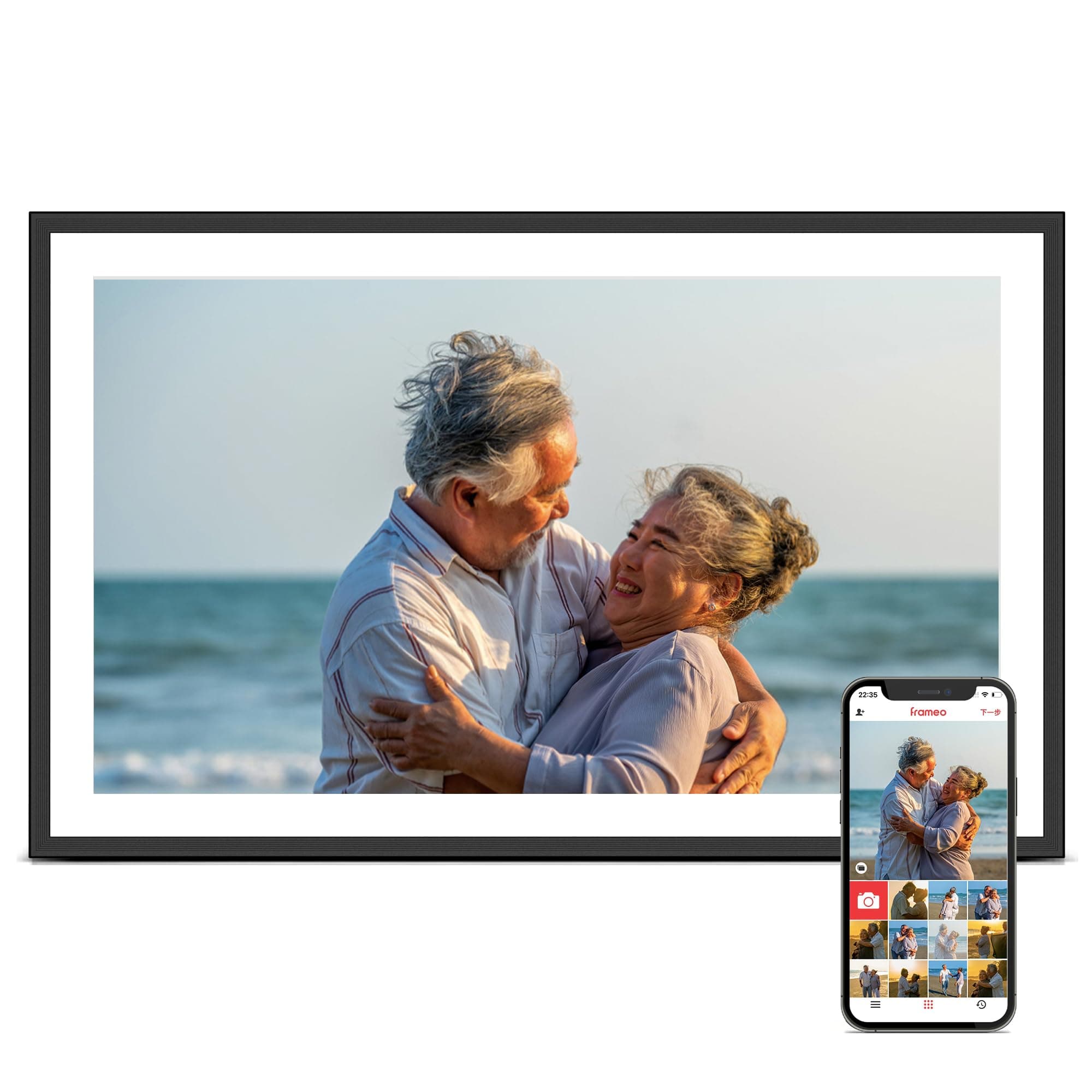 Digital Picture Frame, Frameo 15.6'' Digital Photo Frame WiFi Large Display — product image 1