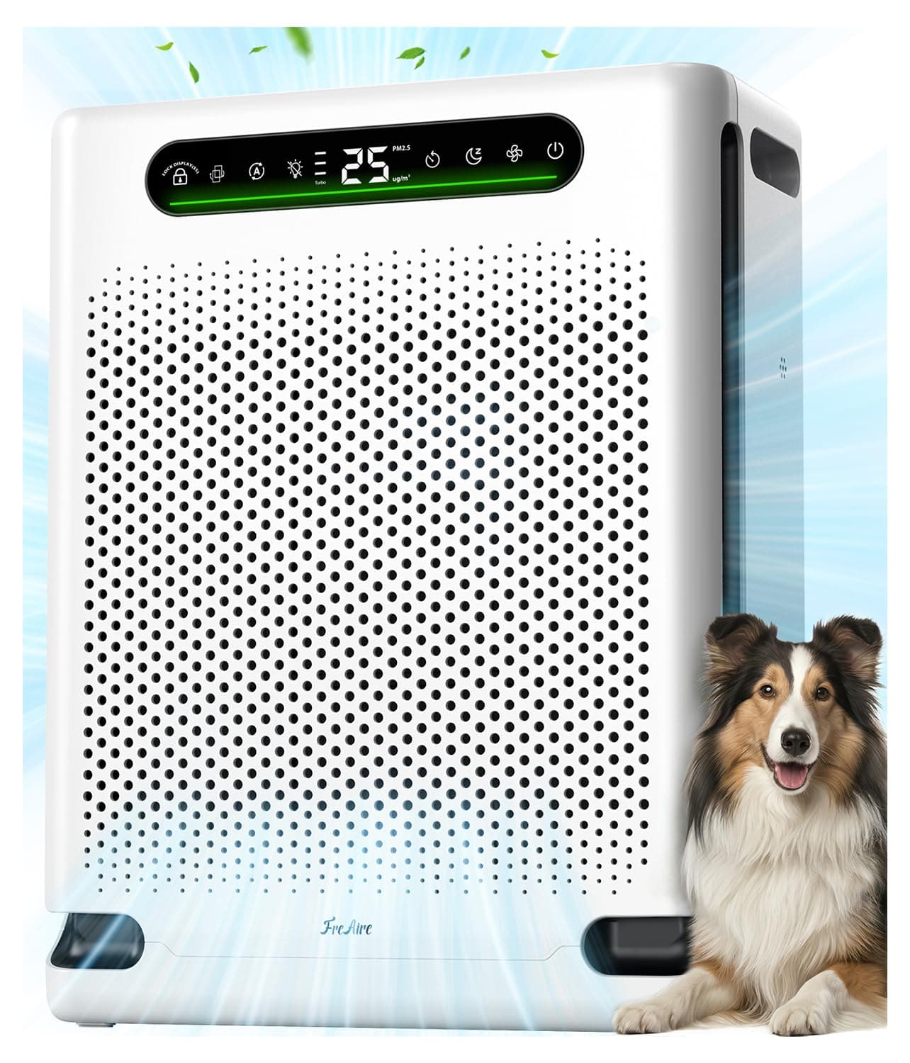FreAire Air Purifiers for Home Large Room Up to 2600 Ft², HAP605, White — product image 1