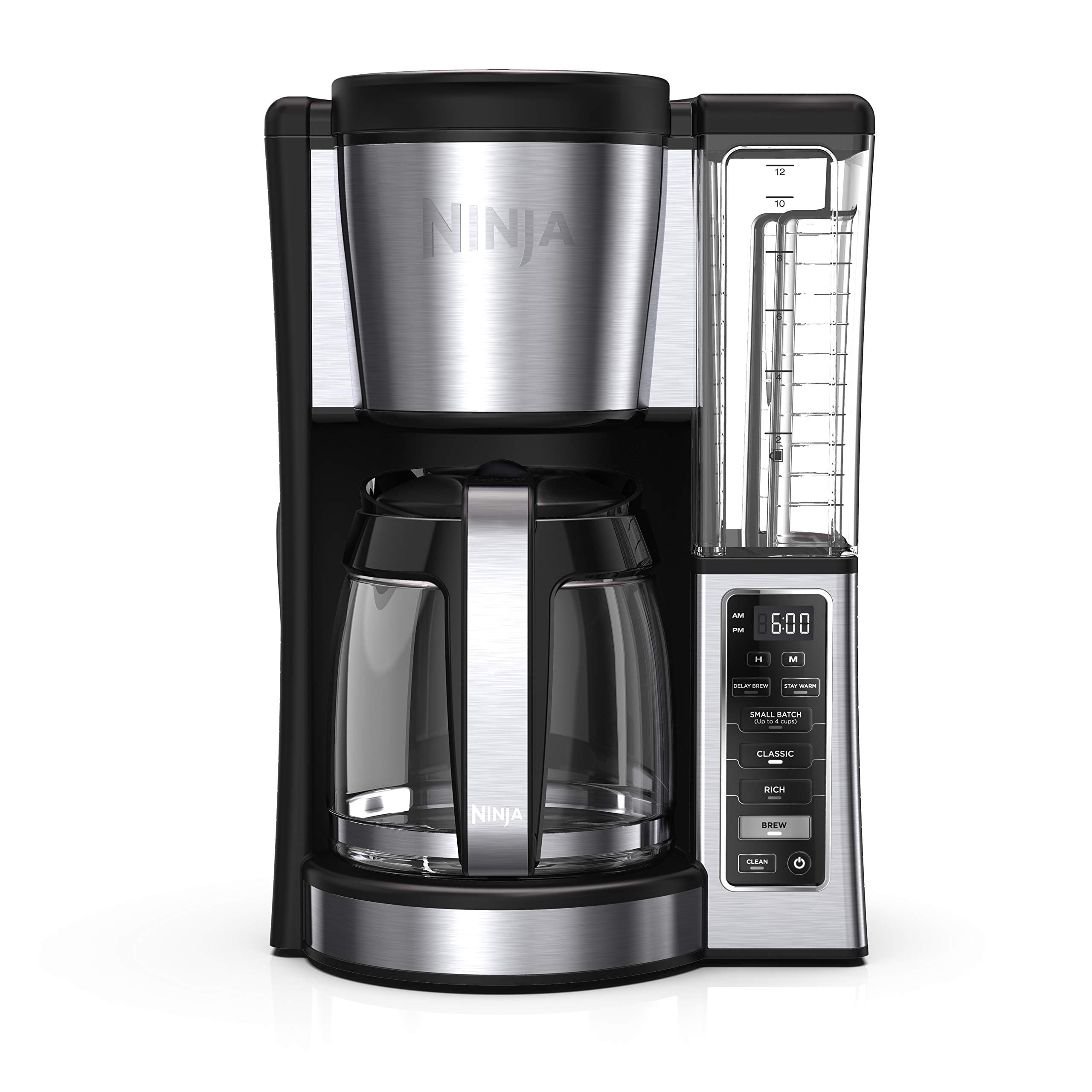 Ninja Fresh Brew Coffee Maker, 12 Cup Glass Carafe, Stainless Steel, CE251 — product image 1