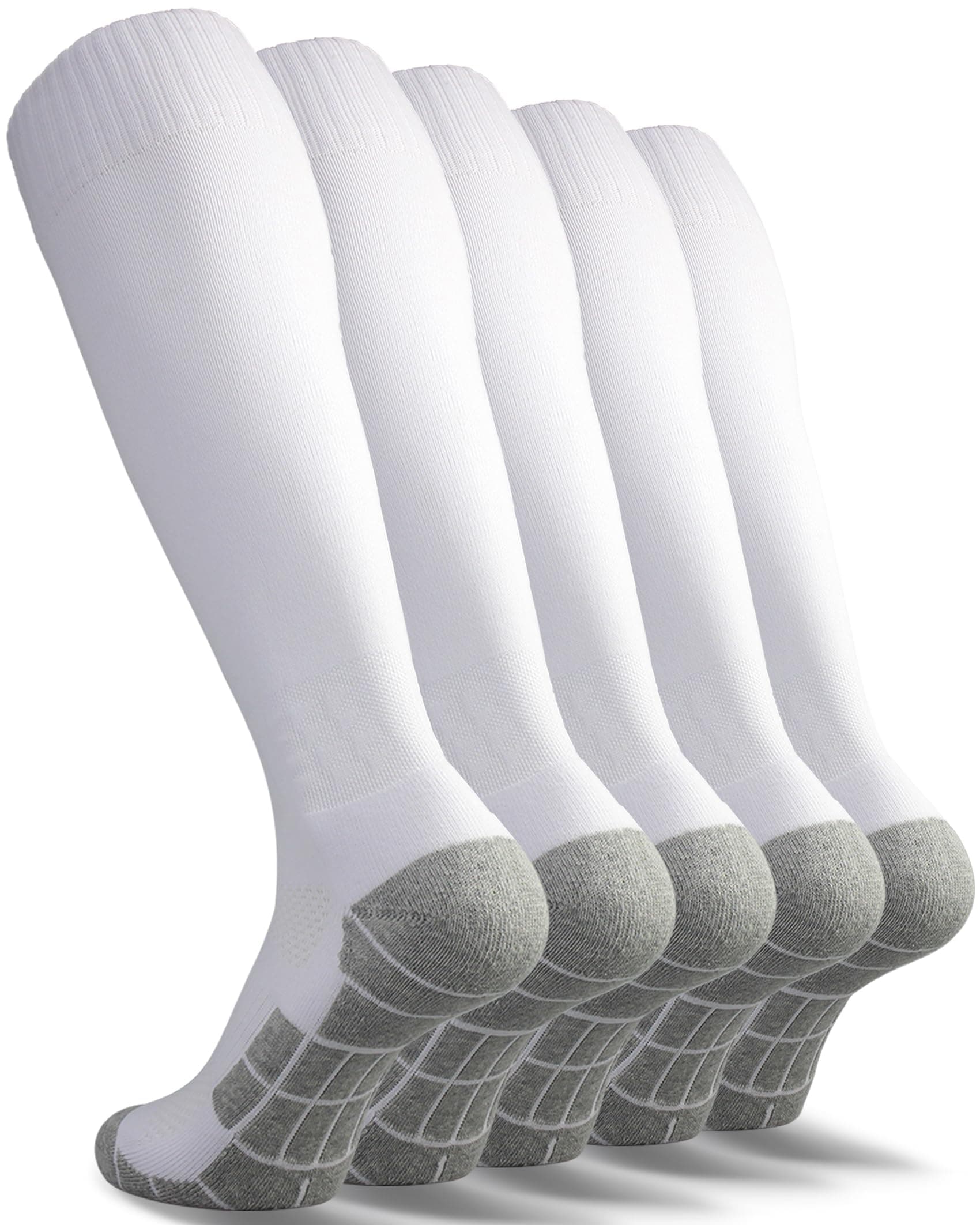 CWVLC Soccer Socks (1/3/5 pairs) Team Sport Knee High Socks for Adult Youth Kids — product image 1