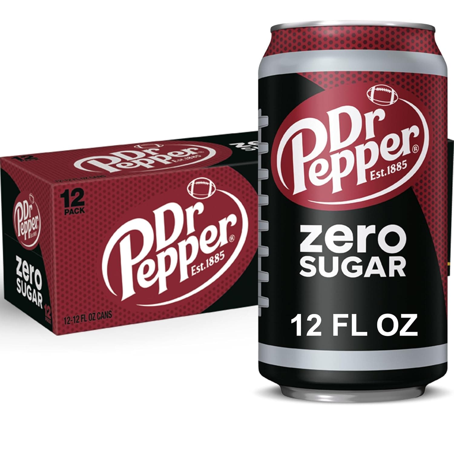 Dr Pepper Zero Sugar 12 oz Cans - 12 Count — product image 1