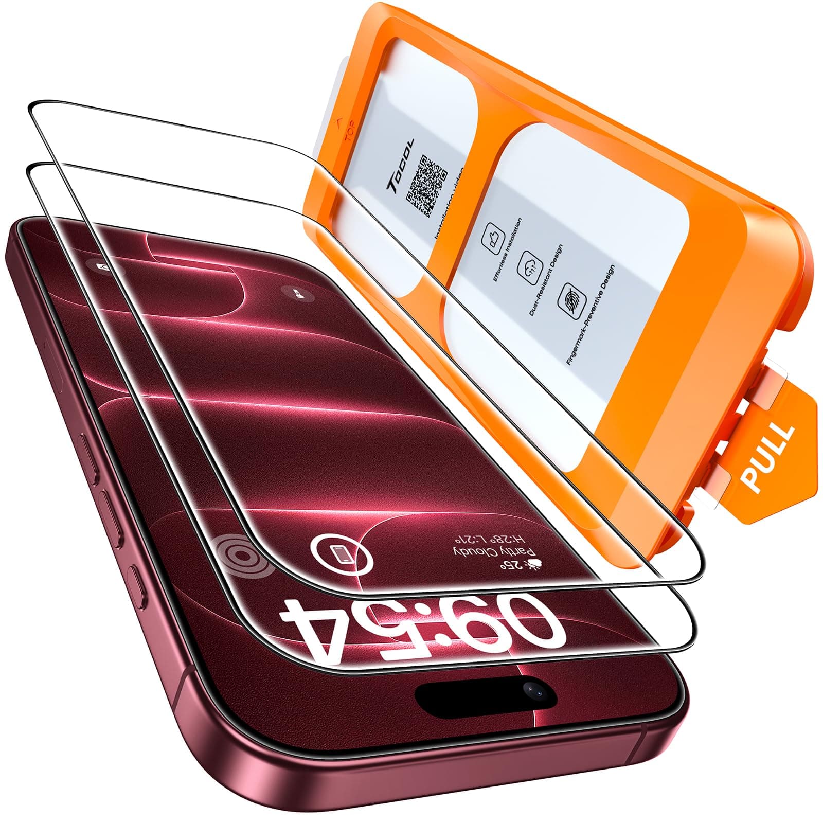 TOCOL for iPhone 18 Pro Max Screen Protector, Easy Installation — product image 1