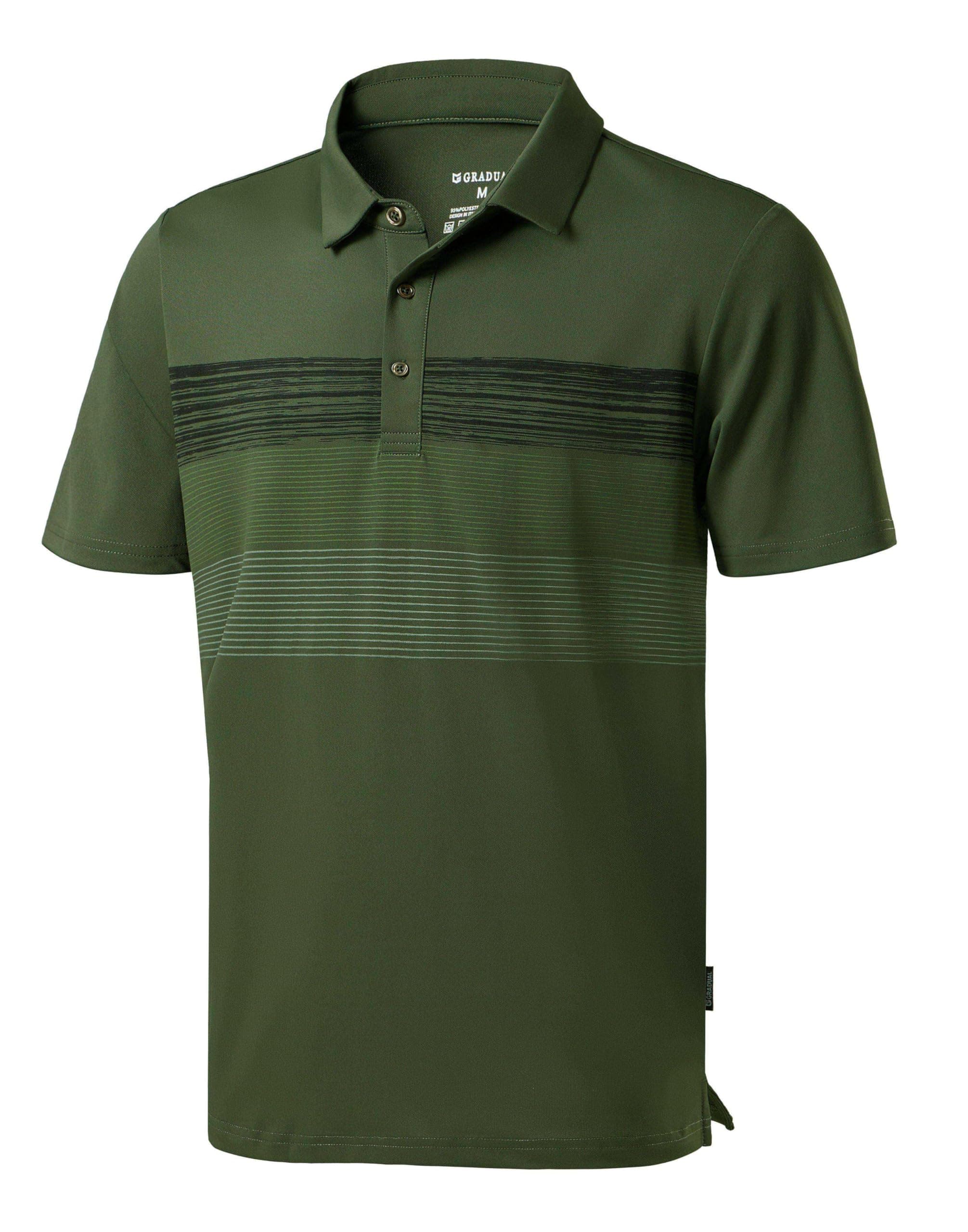 Men's Golf Polo Shirts Dry Fit Moisture Wicking Performance Short Sleeve — product image 1