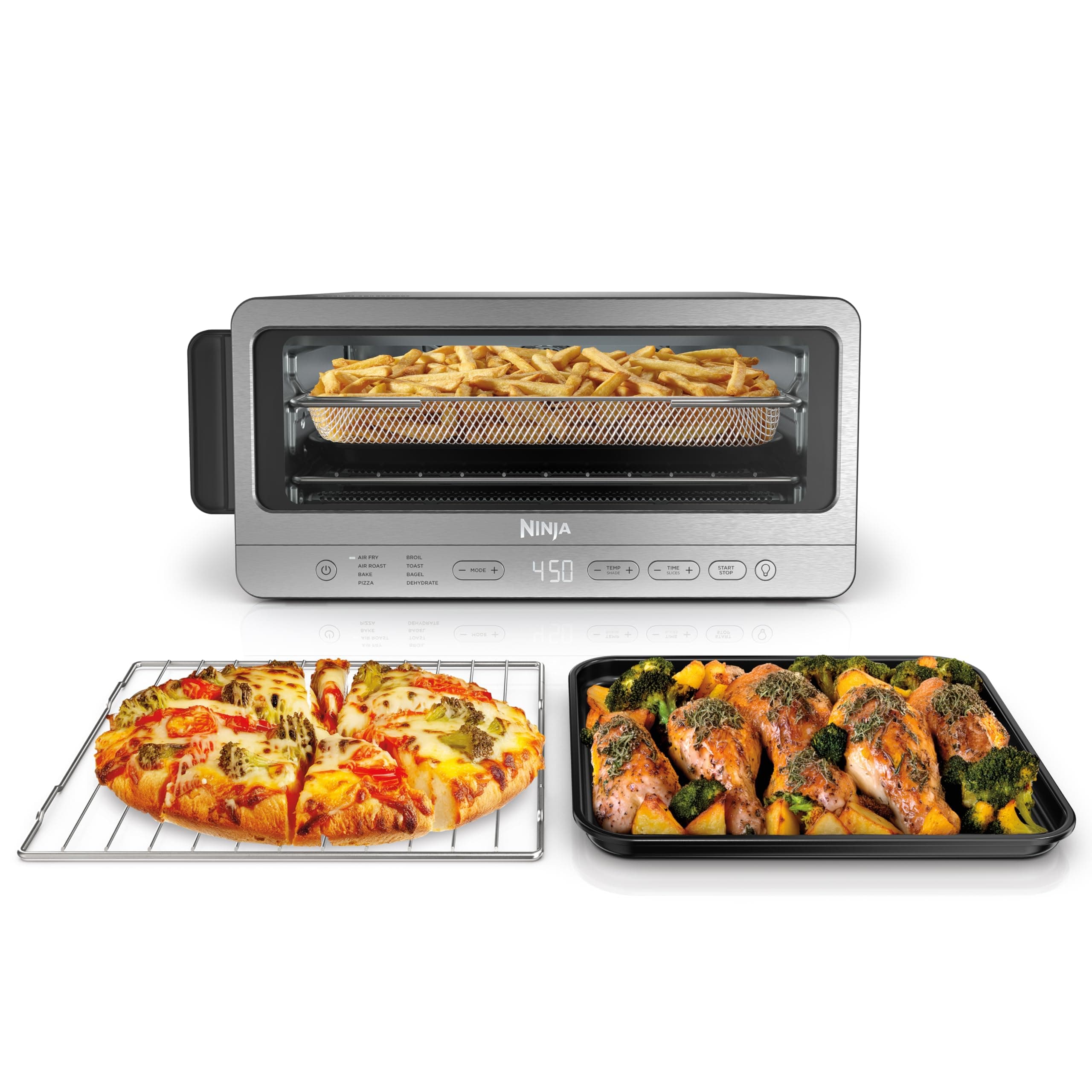 Ninja Flip Toaster Oven & Air Fryer, 8-in-1, Stainless Steel, SP151 — product image 1