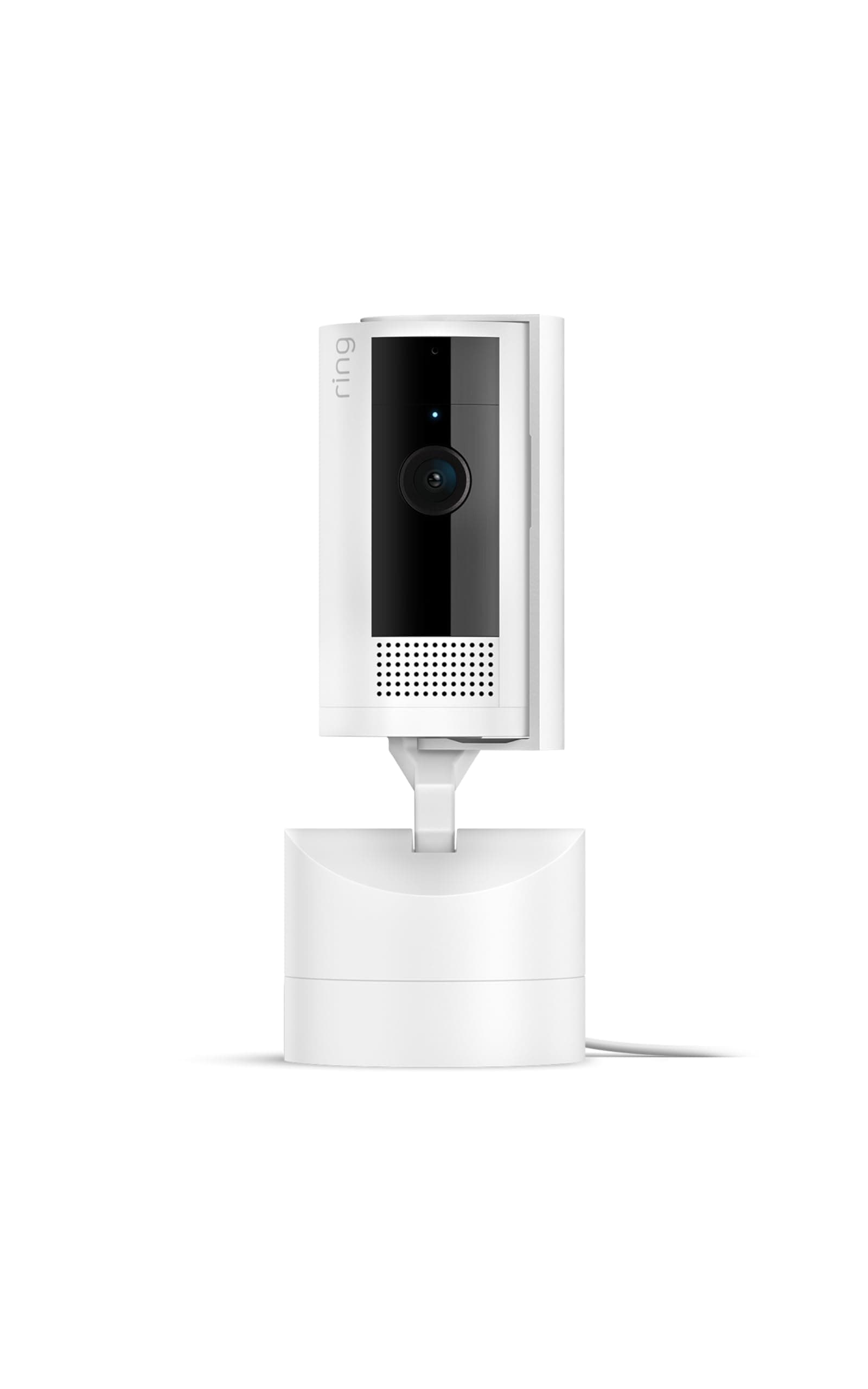 Ring Pan-Tilt Indoor Cam (newest model) — See all around your home or business with 360° pan coverage, HD video, plus Two-Way Talk (2024 release), White — product image 1