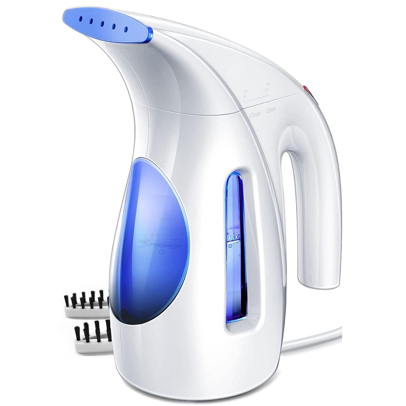 HiLIFE Steamer for Clothes, Portable Handheld Clothing Steamer, 240ml Big Capacity, 700W, Strong Power, Fabric Quick Wrinkle Remover with Brush for Home, Office(ONLY 120V) -Blue — product image 1