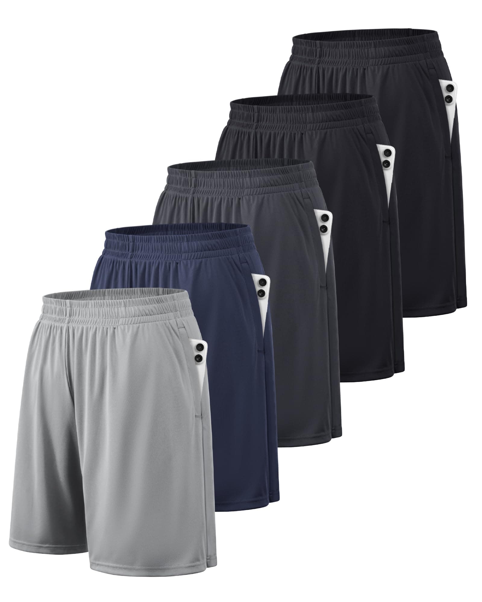 BALENNZ Mens Athletic Shorts with Pockets Quick Dry Workout Shorts Men — product image 1