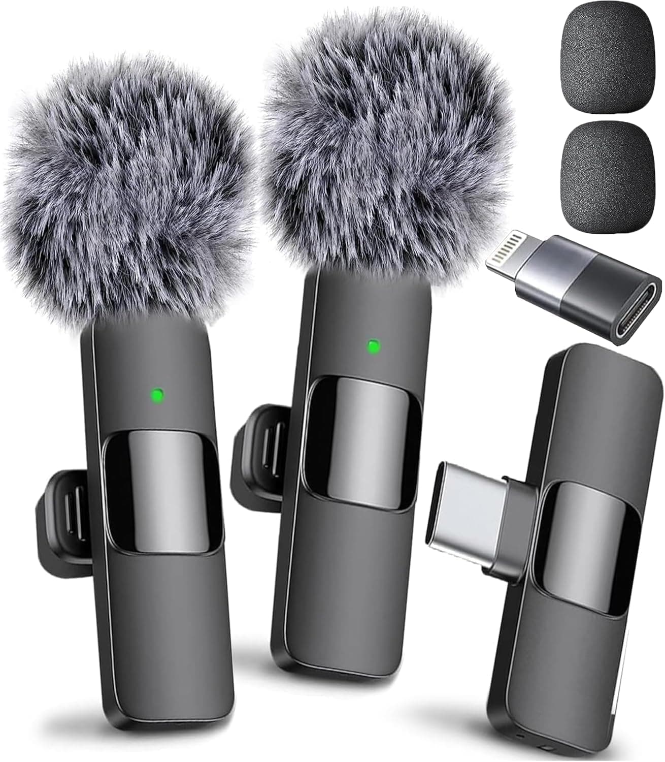 Mini Mic Pro (Latest Model – #1 Microphone for iPhone & Android, Wireless Mini Microphone, Clear Voice, Noise Cancelling, Lavalier Mic for TikTok, YouTube & Interviews — product image 1