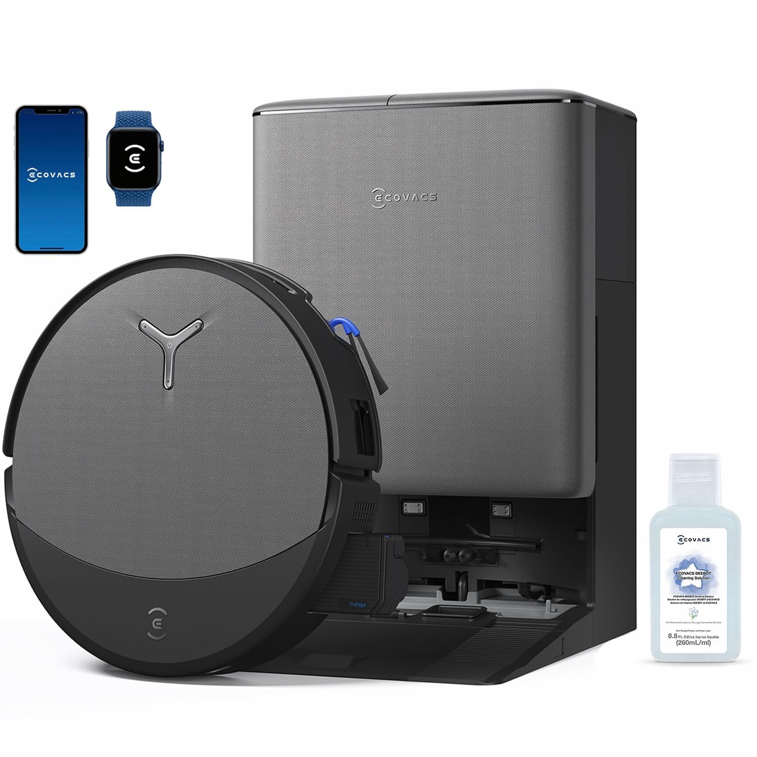 ECOVACS DEEBOT T90 PRO Omni Robot Vacuum and Mop, 30000Pa Blast Suction — product image 1