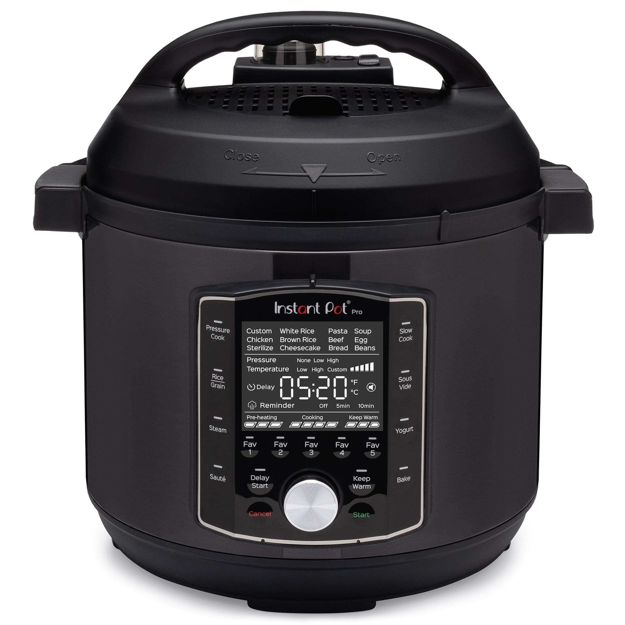 Instant Pot Pro 8 Qt 10-in-1 Electric Pressure Cooker, Black — product image 1