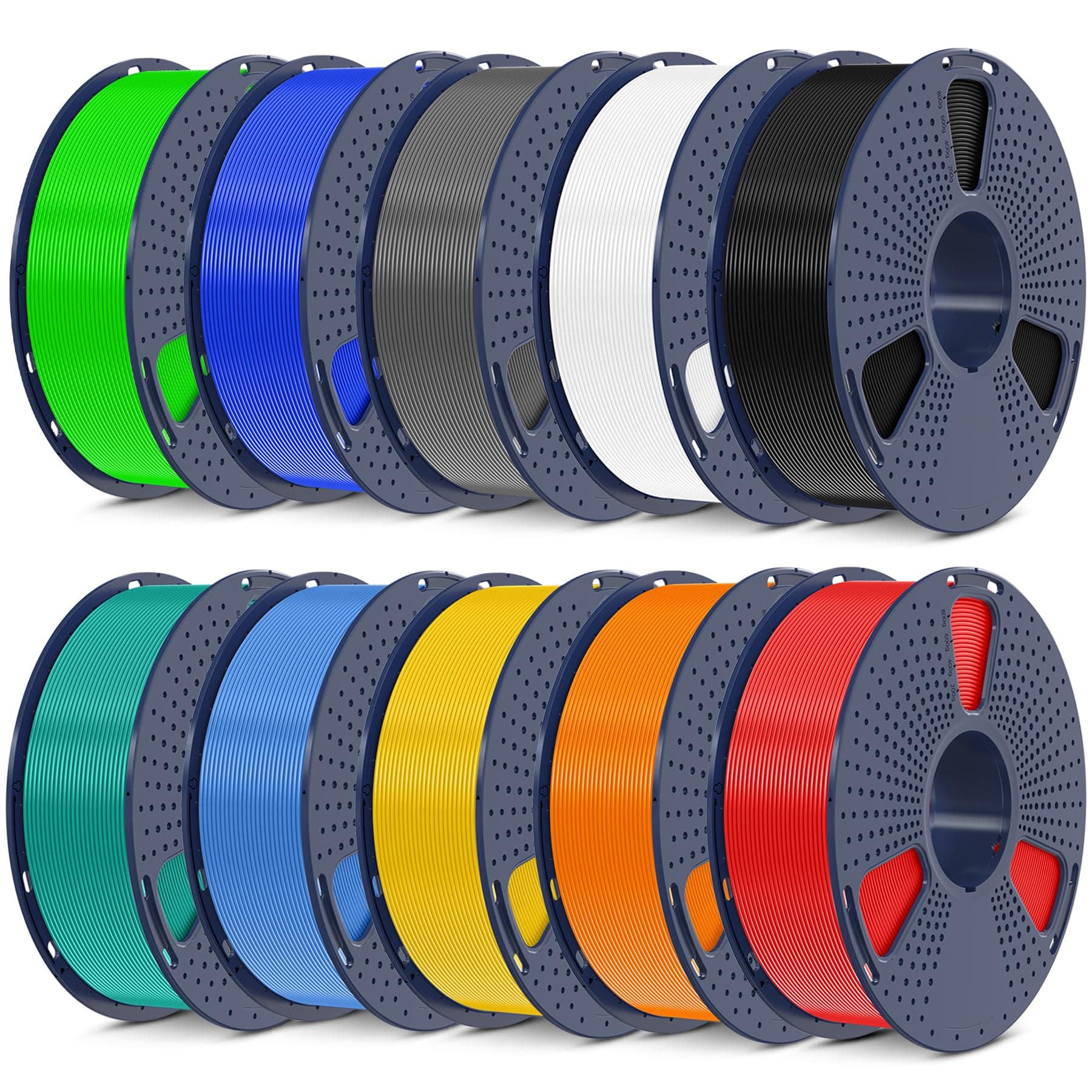 SUNLU PLA Plus 3D Printer Filament, 1.75mm, 10 Colors — product image 1