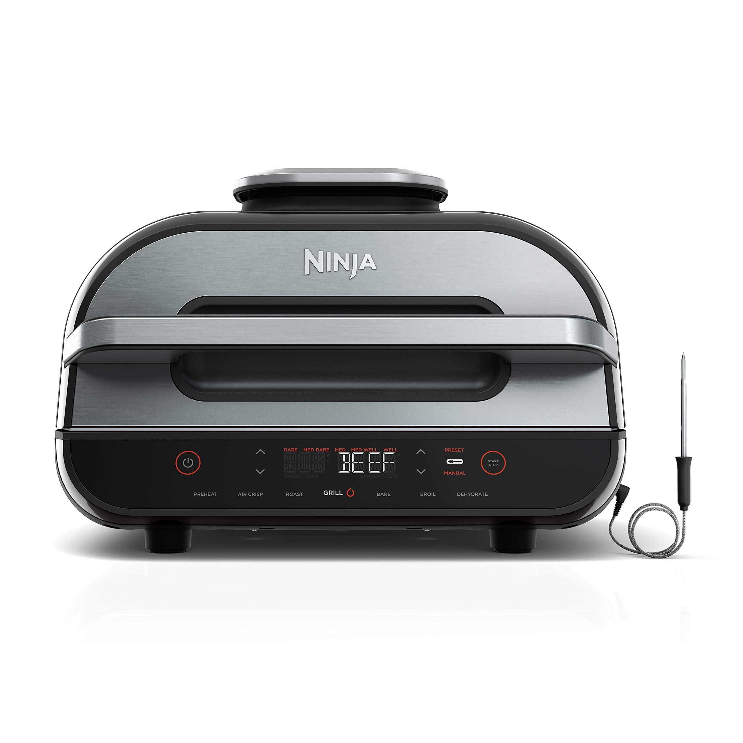 Ninja® Foodi® Smart XL 6-in-1 Indoor Grill & Air Fryer, Black/Silver, FG551 — product image 1